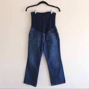 Liz Lange Maternity Denim Cropped Jeans